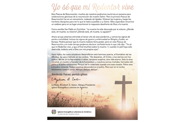 Bishop Eaton 2022 Easter Message - Spanish