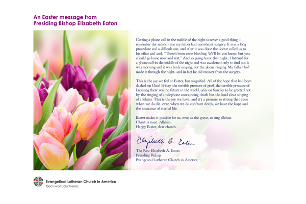 Easter message 2019 - ENGLISH