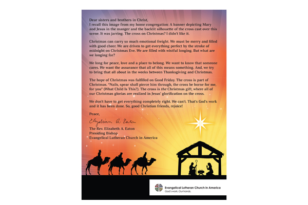 ELCA 2014 Christmas Message from Bishop Eaton