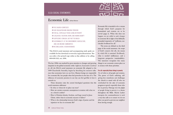 Economic Life Introduction