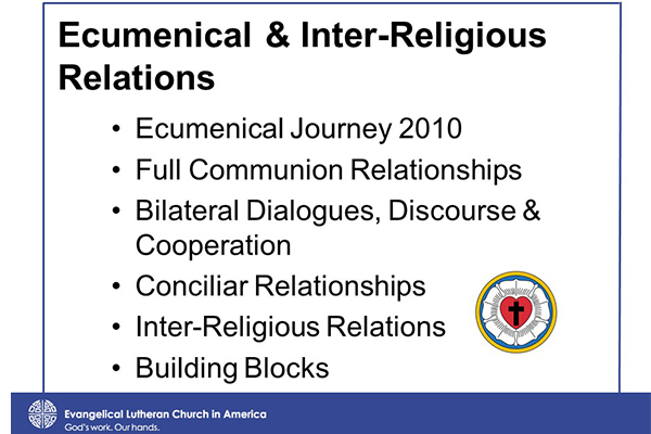 Ecumenical Relations