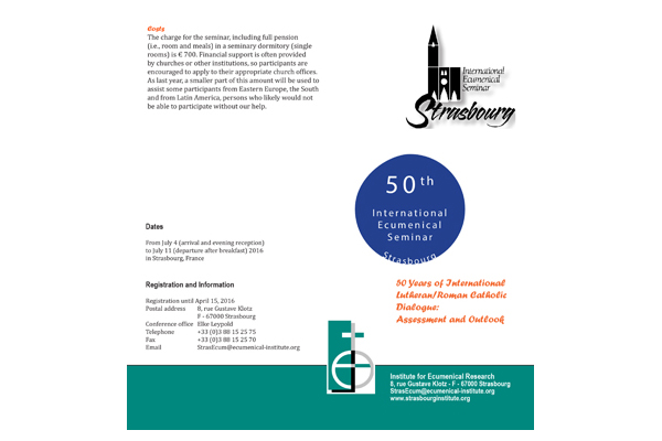 50 Years of International Lutheran/Roman Catholic Dialogue: Assessment and Outlook