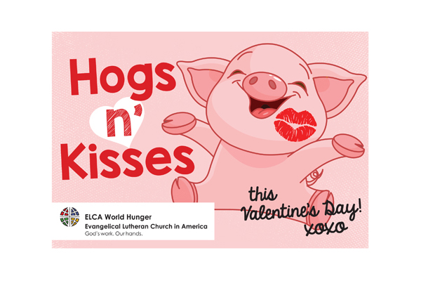 Valentine Day Gram – Hogs n’ Kisses