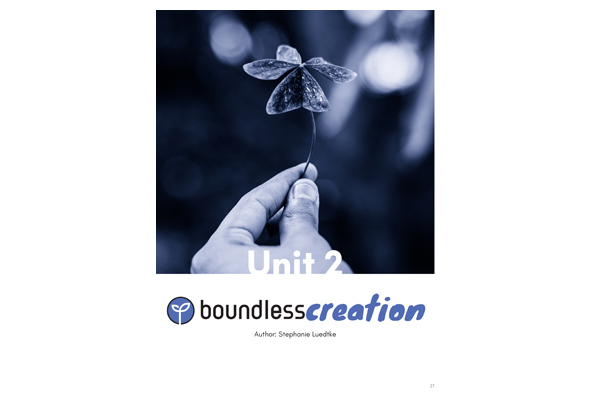 Unit 2 – boundless creation