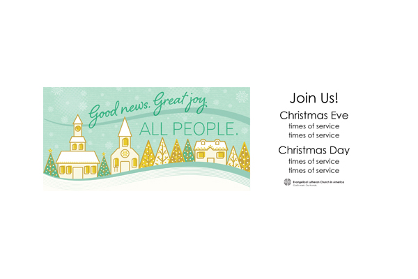 Christmas Joy To The World Banner 2×6 (Good News)