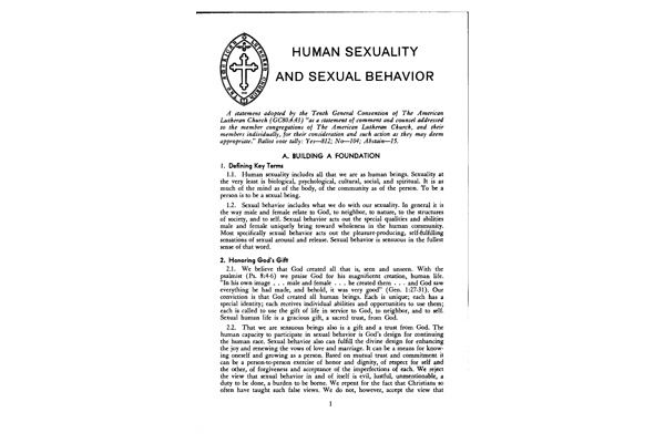 ALC Human Sexuality