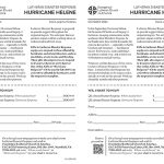 Hurricane Helene Bulletin Insert