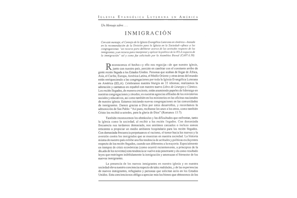 Imigration Spanish