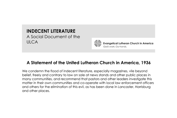 ULC Indecent Literature