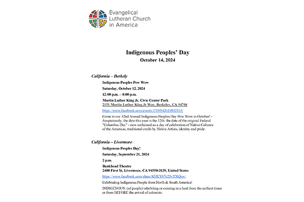 Indigenous Peoples Day 2024