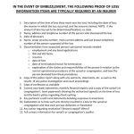 Information Needed When Making an Insurance Claim