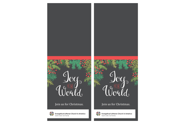 Christmas Joy To The World Door Hanger No Template