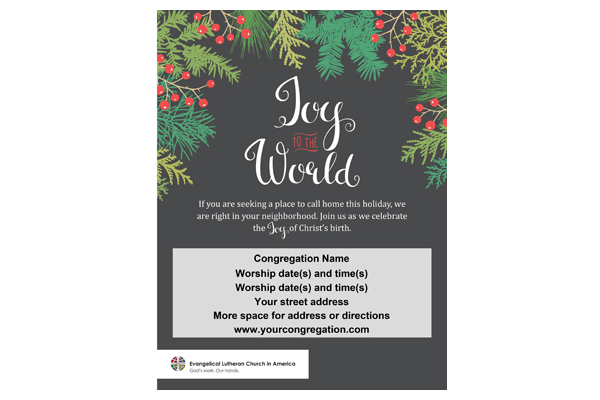 Christmas Joy To The World Poster