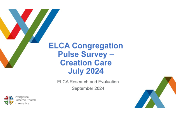 Pulse Survey – Creation Care July 2024