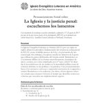 La Iglesia Y La Justicia Penal Escuchemos Los Lamentos
