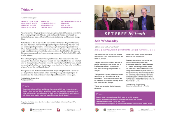 Lent Devotionals (print spread)