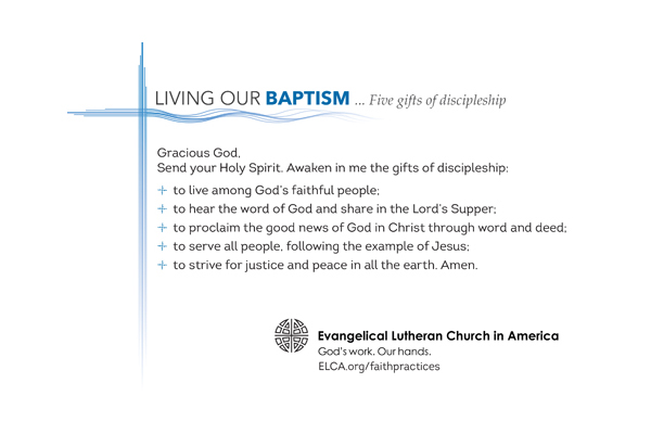 Living Our Baptism – Magnet of Five Gifts