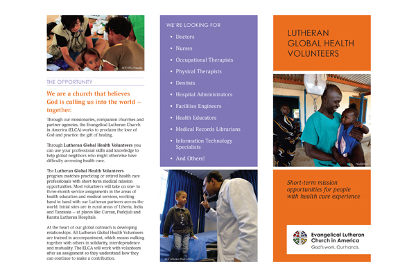 Lutheran Health Volunteer Brochure