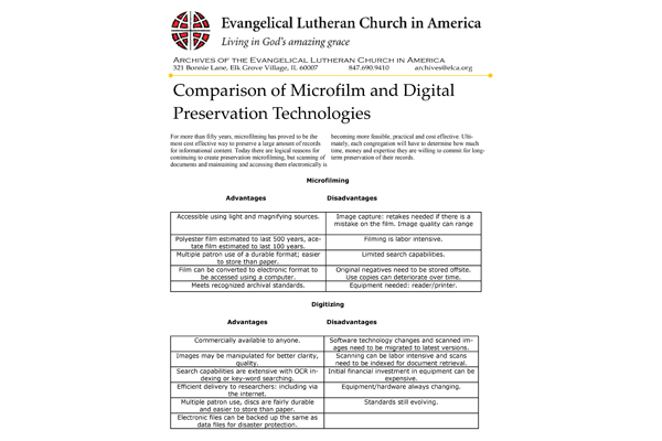 Microfilm Digital Preservation