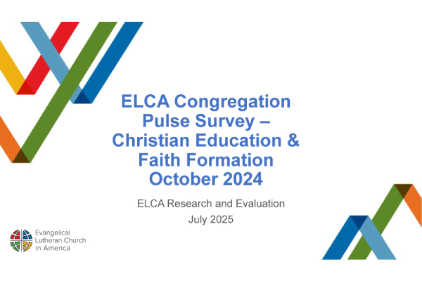 Pulse Survey – Christian Ed & Faith Formation October 2024