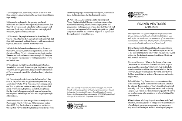 Prayer Ventures - April 2026 - Legal thumbnail image