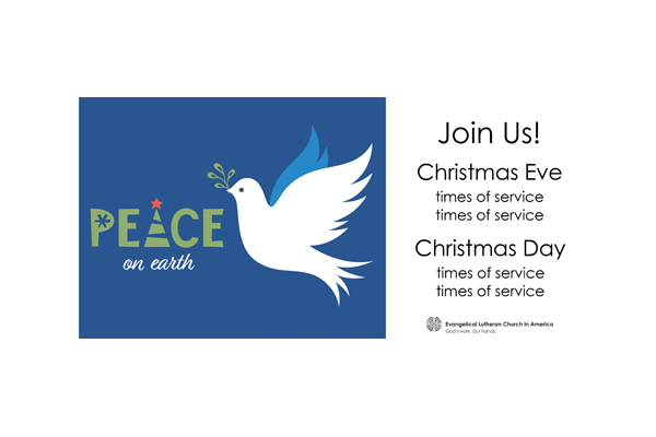 Christmas Peace On Earth Banner 2×4