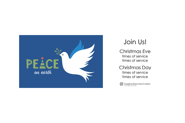 Christmas Peace On Earth Banner 3×8