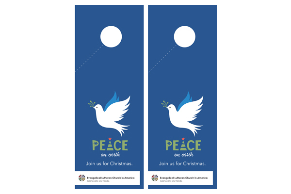 Christmas Peace On Earth Door Hanger