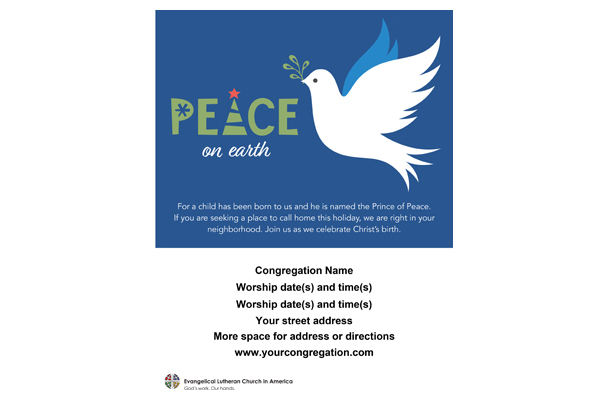 Christmas Peace On Earth Poster