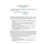 Recommendations for Congregation Secretaries