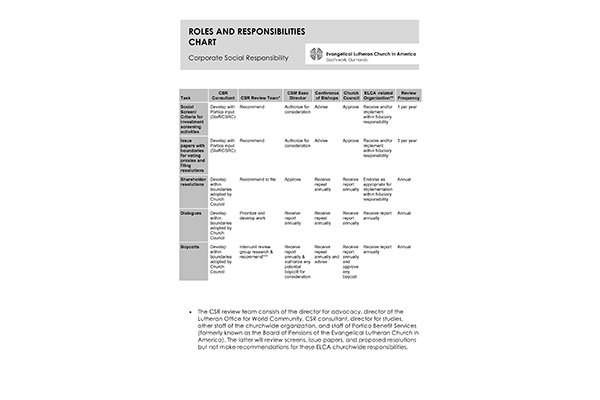 Roles and Responsibilities Chart  Doc