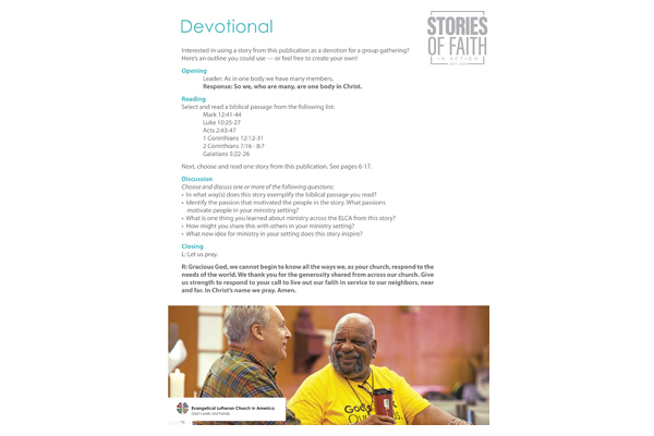 SOFIA 2019 Devotional