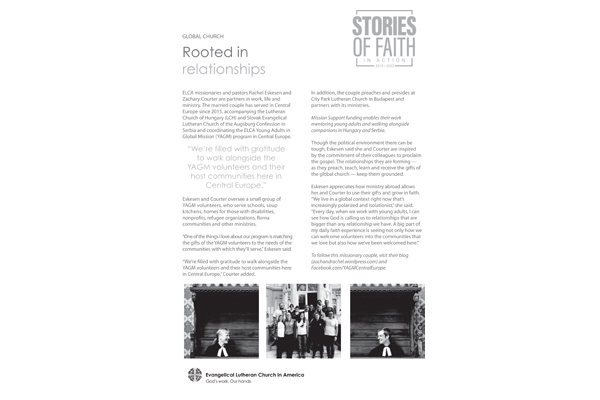 Rooted in relationships (bulletin insert)