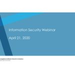 Information Security Webinar - April 21