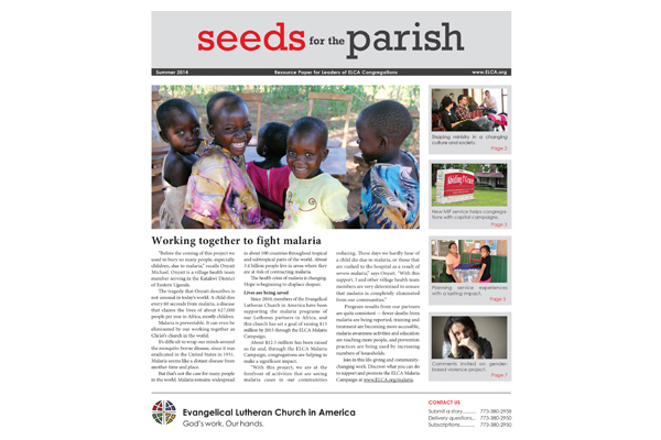 Seeds for the Parish Summer 2014