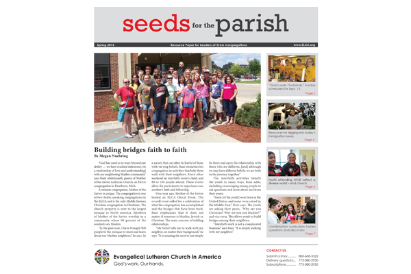 Seeds for the Parish - Spring 2015