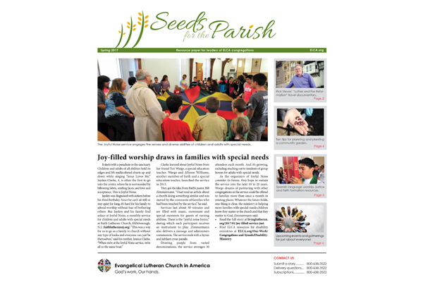 Seeds for the Parish - Spring - 2017