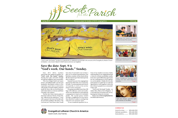 Seeds for the Parish - Spring 2018