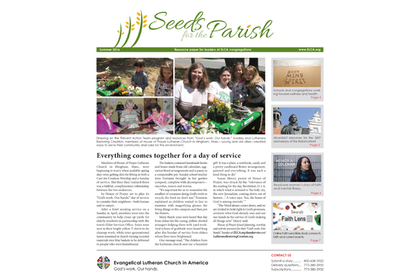 Seeds for the Parish - Summer - 2016