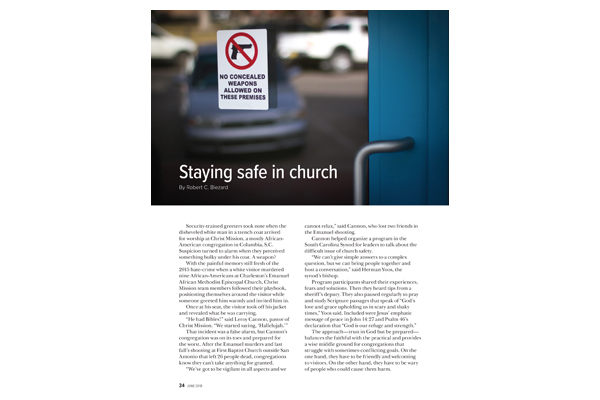 Staying safe in church