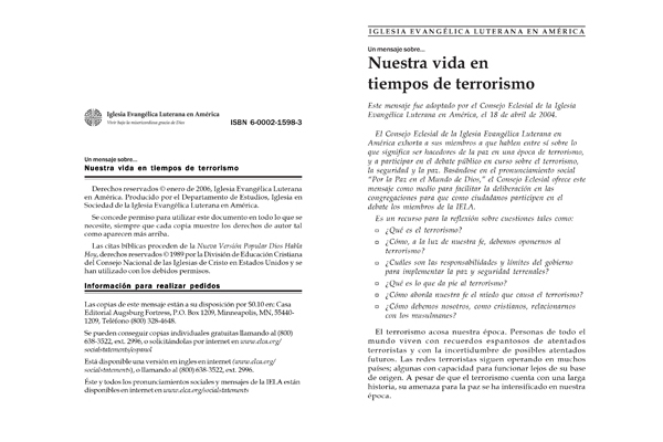 Terrorism Spanish