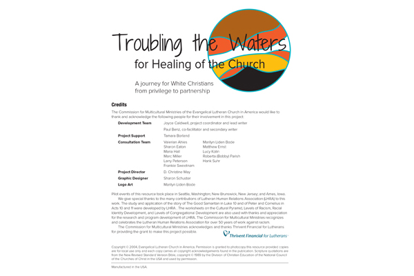 Troubling the waters Leader’s guide 2018