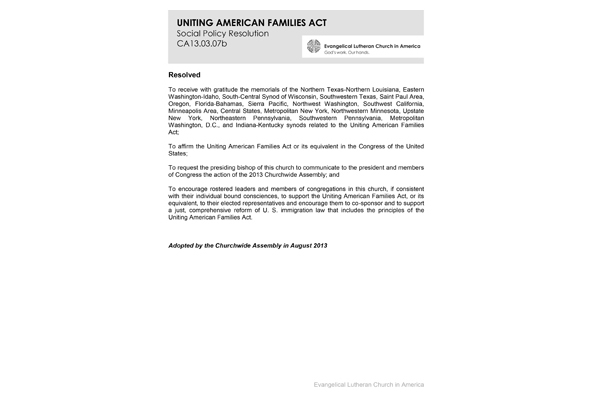 Uniting American Families Act (SPR13)