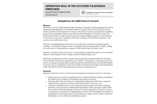 Wall Palestinian Territories SPR04