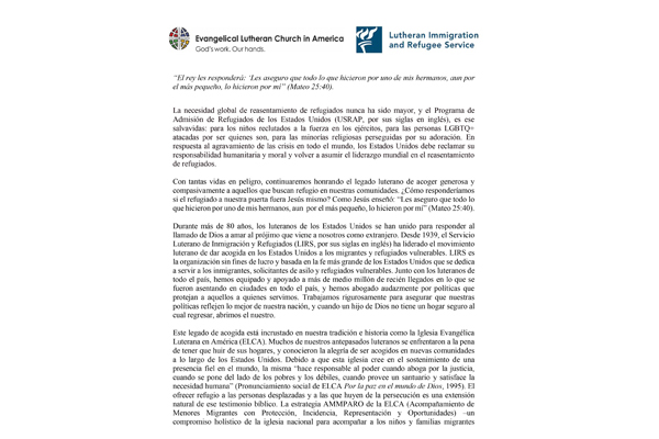 World Refugee Day 2021 Statement - Spanish