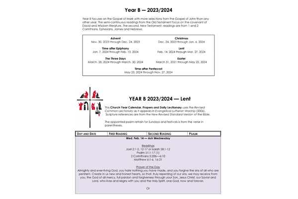 Year B 23-24 Lent