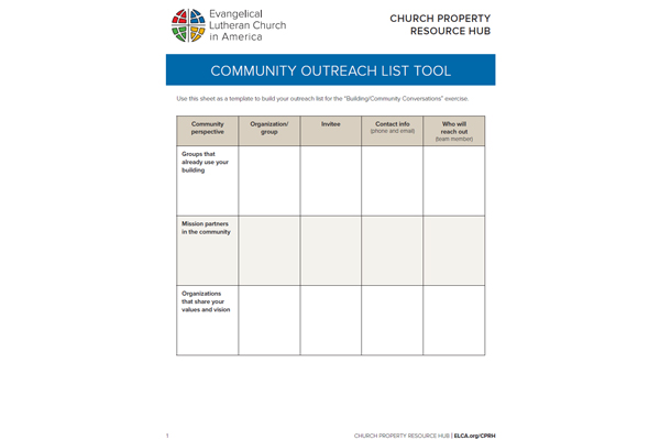 Community Outreach Tool