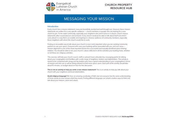 Messaging Your Mission