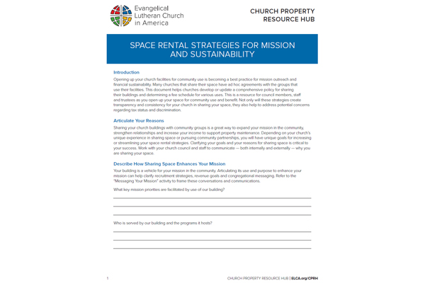 Rental Guidance Worksheet