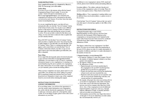 General Instructions 2025